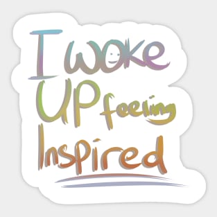 i woke up Sticker